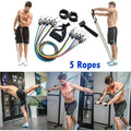 Resistance Bands Material: Latex Number Of Pieces: 5 Pcs Package Includes: 5 x Resistance Bands