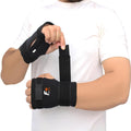 Black Adjustable Hand Grip Wristbands for Men