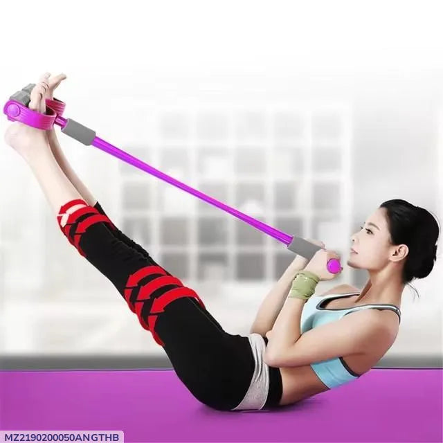 Pink Portable Resistance Band for Home Gym Workout