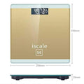 Digital Weight Scale 150kg Glass Kitchen Bathroom