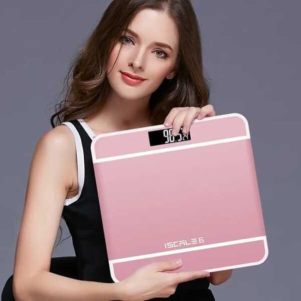 Digital Weight Scale 150kg Glass Kitchen Bathroom